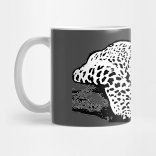 Leopard Black and White Mug